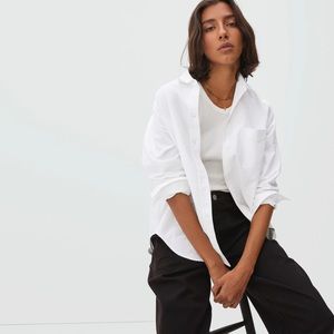 Everlane relaxed Oxford shirt white